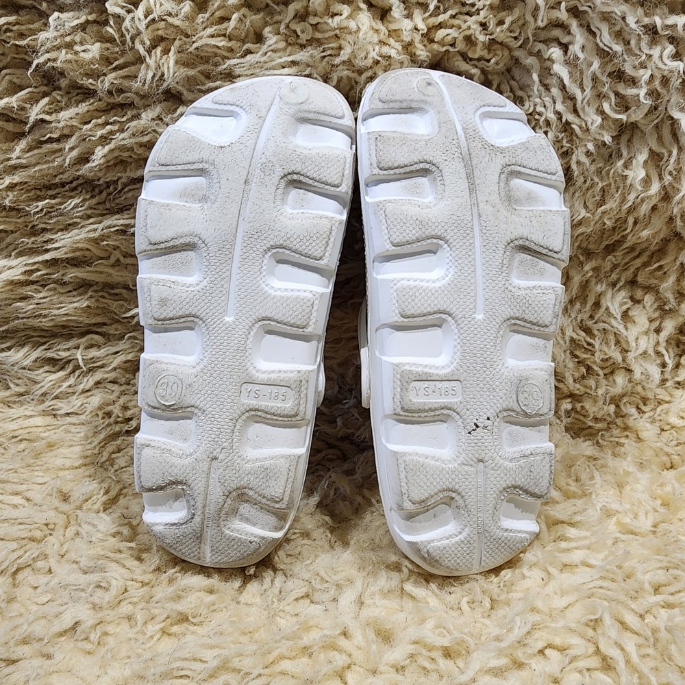 Kids White Clog Sandals Harry Potter Jibbitz Charms Size 30 Slip On Shoes - Picture 3 of 8